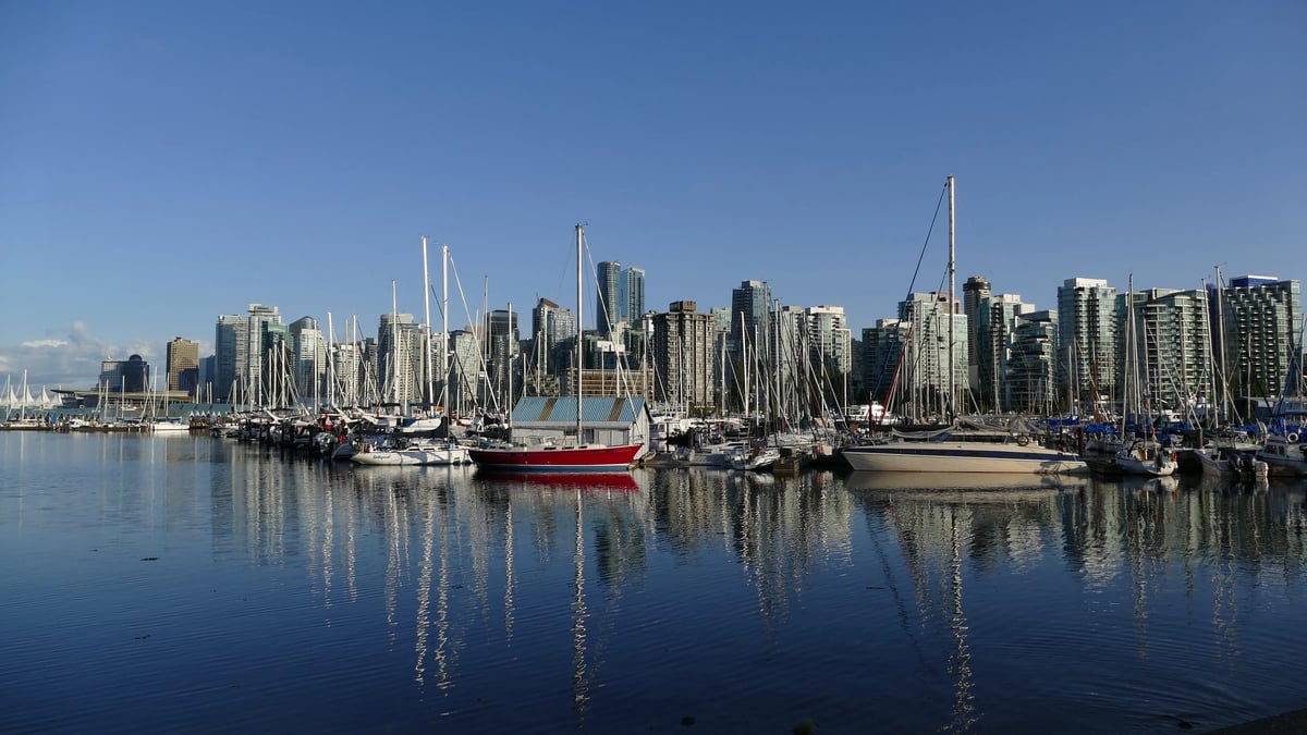 Der Hafen von Vancouver, Kanada